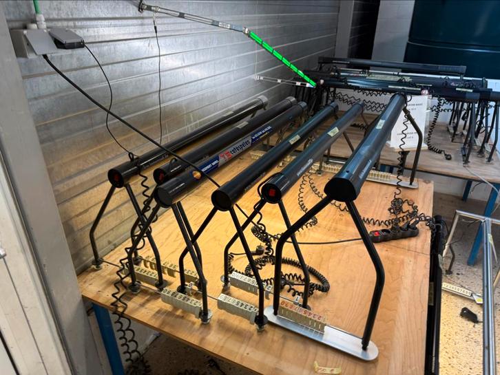 Lampen voor tafelvoetbal, kicker, baktafel, Jupiter, abc, Verzamelen, Automaten | Overige, Gebruikt, Ophalen