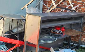4Table inox pour horeca, Enlèvement ou Envoi, Comme neuf