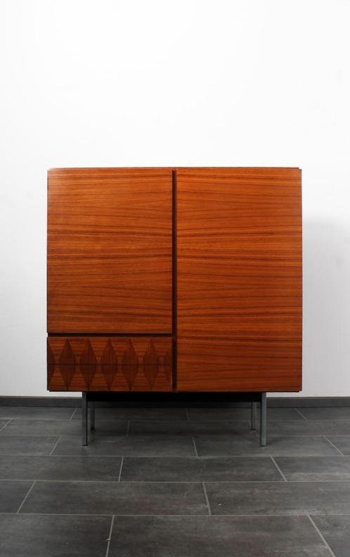 Palisander wandkast van Musterring (highboard), Huis en Inrichting, Kasten | Buffetkasten, Gebruikt, 100 tot 150 cm, 100 tot 150 cm