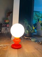 Vintage seventies lamp origineel, Glas, Zo goed als nieuw, 50 tot 75 cm, Ophalen