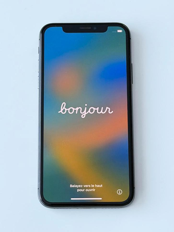 iPhone X (iPhone 10) 256GB+base audio/réveil/chargeur offert, Télécoms, Téléphonie mobile | Apple iPhone, Comme neuf, 256 GB, Sans abonnement