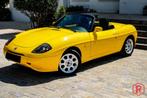 Fiat Barchetta 1.7 131pk 1996, Auto's, Fiat, Stof, Zwart, Cabriolet, Handgeschakeld