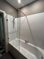 Bad, glazen wand , kraan en douchekop, Doe-het-zelf en Bouw, Sanitair, Ophalen, Gebruikt, Glas, Bad