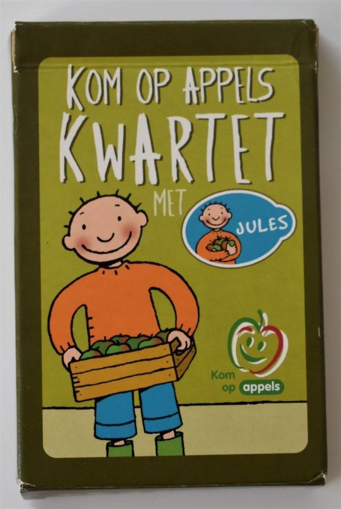 Kwartet Kom op Appels : Over gezond eten, spelen en bewegen, Hobby en Vrije tijd, Gezelschapsspellen | Kaartspellen, Zo goed als nieuw