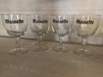 58/ Lot de 4 Verres Moinette 25cl  - H.15,7cm, Verzamelen, Glas en Drinkglazen, Ophalen of Verzenden, Zo goed als nieuw, Bierglas