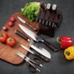 Messenset, Japanese messenblok, Nieuw, Ophalen of Verzenden, Bestekset, Inox of Chroom