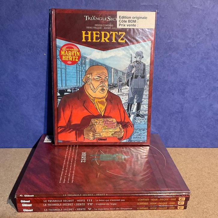 Le triangle secret - Hertz 1 à 5 en E.O., Livres, BD, Comme neuf, Plusieurs BD, Enlèvement