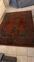 Tapijt 100% wol 2,30 x 1,70m, mooie dieprode kleur, Antiek en Kunst, Ophalen