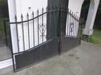 poort 3 meter lengte ( 2 x 1,5m ). hoogste punt 1,70m, Tuin en Terras, Tuinpoorten, Ophalen, Gebruikt, IJzer