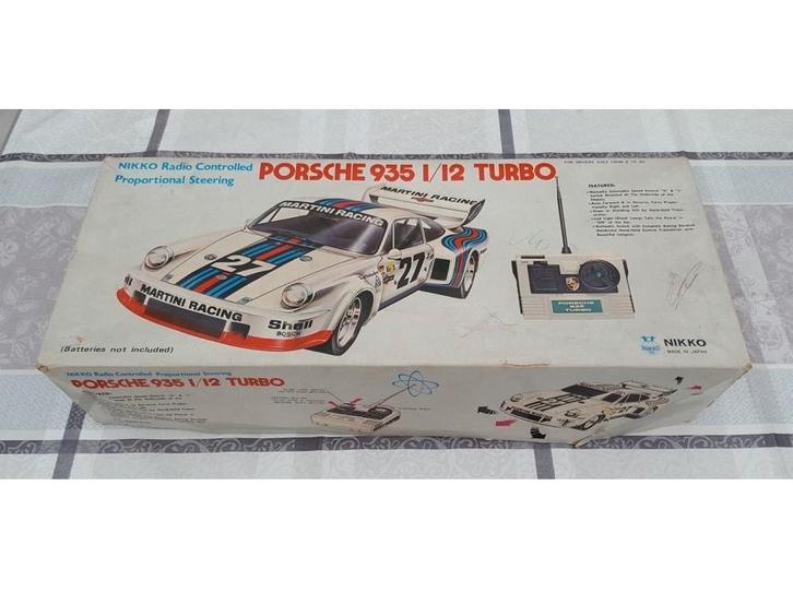 Zeldzame vintage Nikko: Porsche 935 1/12 Turbo, Hobby en Vrije tijd, Modelbouw | Radiografisch | Auto's, Gebruikt, Elektro, Ophalen of Verzenden