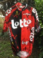 Maillot cycliste Cycling 6 Original Lotto (1996), Rouge, Enlèvement ou Envoi, Porté, Sibille