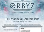 Tomorrowland, Full madness comfort pass VIP tickets, Twee personen