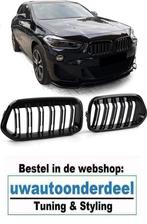 Grill Nieren Dubbele Spijl Zwart Voor Bmw X2 F39, Verzenden