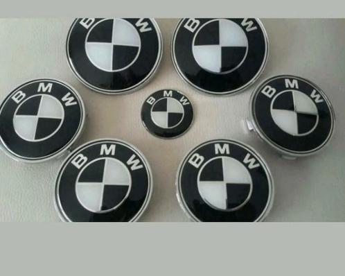 Ensemble de 7 logos Bmw emblèmes > noir et blanc F15 E60 E90, Autos : Divers, Tuning & Styling, Enlèvement ou Envoi