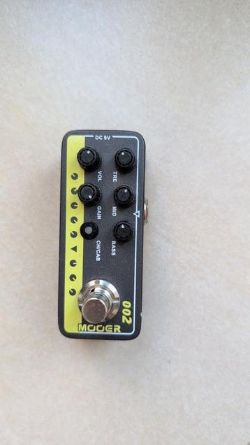 mooer JCM 800 pédale, Musique & Instruments, Enlèvement ou Envoi, Comme neuf, Distortion, Overdrive ou Fuzz