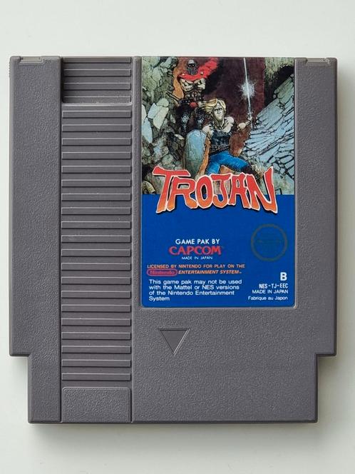 Trojan Nintendo NES + notice @ Capcom 1987, Games en Spelcomputers, Games | Nintendo NES, Gebruikt, Ophalen of Verzenden