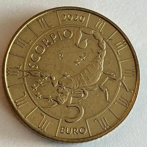 San Marino - €5 Dierenriem - Schorpioen 2020, Postzegels en Munten, Munten | Europa | Euromunten, Losse munt, 5 euro, San Marino