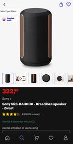 Sony SRS-RA 3000 als NIEUW!, Audio, Tv en Foto, Luidsprekerboxen, Verzenden, Zo goed als nieuw, Sony