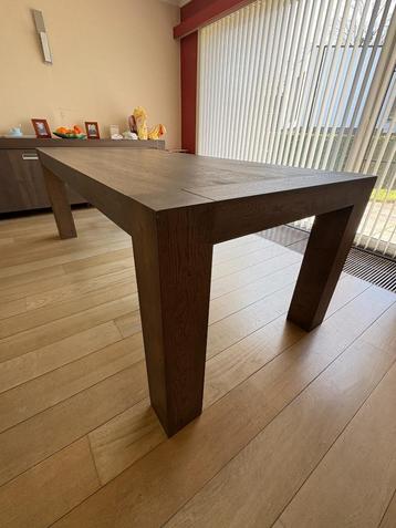 Moderne massief eiken eetplaats, Enlèvement, Comme neuf, Modern