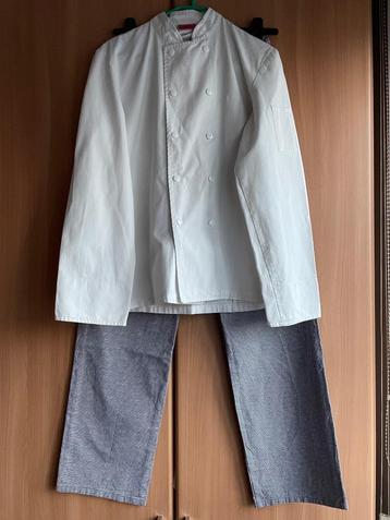 costume de cuisinier (veste + pantalon)