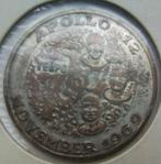 medaille apollo 12 - november 1969 2e maanvlucht, Ophalen of Verzenden, Overige materialen