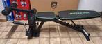 Bench - halterstang - halterschijven - kettlebell, Sport en Fitness, Ophalen, Zo goed als nieuw, Benen, Fitnessbank