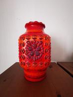Vintage keramieken oranje vaas Dümler & Breiden, Ophalen