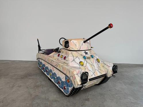 1957 Autopede Tank Type 2 Carrouselvoertuig, Antiek en Kunst, Antiek | Speelgoed, Ophalen