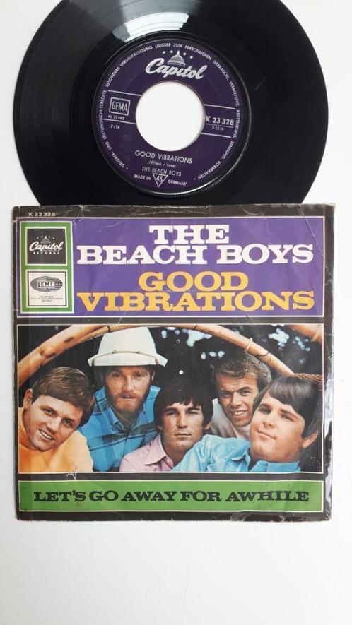 45T The Beach Boys, Good Vibrations, pressage allemand 1966, CD & DVD, Vinyles Singles, Utilisé, Single, Pop, 7 pouces, Enlèvement ou Envoi