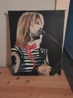 Toile du chanteur renaud sechan 50 cm hauteur 40 cm largeur, Enlèvement