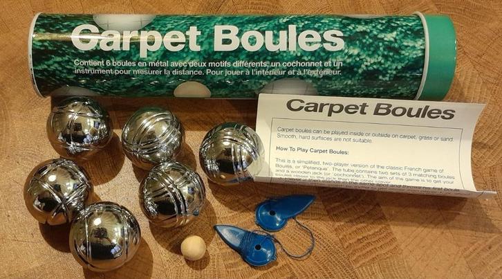 Jeu mini pétanque d'intérieur CARPET BOULES, Sports & Fitness, Accessoires de sport de tir, Neuf, Enlèvement ou Envoi