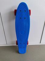 Penny board - Tableau bleu avec roues rouges - Bel état, Collections, Utilisé, Enlèvement ou Envoi