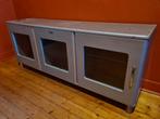 Originele vintagekast Malibu - Tenzo (hout grijs), Huis en Inrichting, Ophalen, Gebruikt, Glas