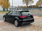 Audi A3 S-LINE x3 30 facelift 1.0 TFSI /Euro6/Garantie, Auto's, Voorwielaandrijving, Zwart, Bedrijf, 5 deurs