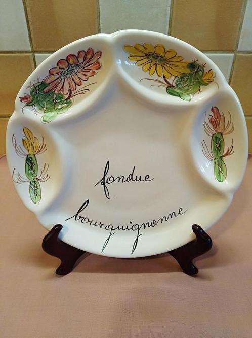 Zeldzaam! VINTAGE. Franse keramische-porseleinen borden., Antiek en Kunst, Antiek | Servies los, Ophalen