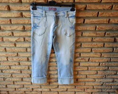 --(4) -jeans pantacourt femme t.36 bleu - eclix -, Vêtements | Femmes, Jeans, Comme neuf, W28 - W29 (confection 36), Bleu, Enlèvement ou Envoi