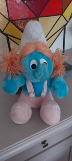 Vintage smurf knuffel Sasette, Collections, Schtroumpfs, Enlèvement ou Envoi