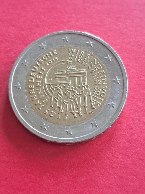 2015 Allemagne 2 euros 25 ans unité allemande J Hambourg, Timbres & Monnaies, Monnaies | Europe | Monnaies euro, Monnaie en vrac