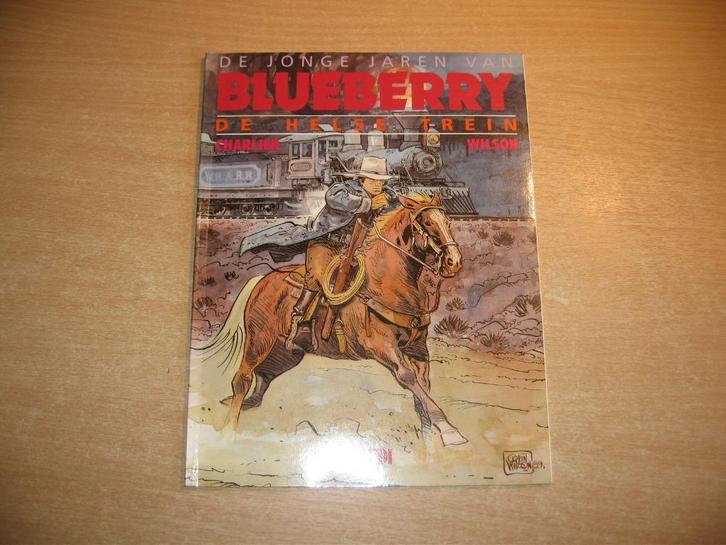 De jonge jaren van Blueberry : De helse trein - 1e druk 1990, Boeken, Stripverhalen, Gelezen, Eén stripboek, Ophalen of Verzenden