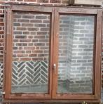 Meranti raam met enkel glas, Ophalen, Zo goed als nieuw