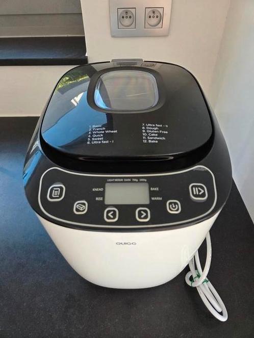 Quigg BM4-B Broodbakmachine, Elektronische apparatuur, Broodbakmachines, Zo goed als nieuw, Ophalen of Verzenden