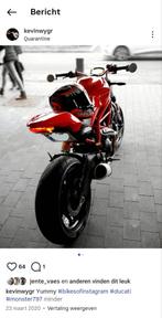 Ducati monster 797+ SC project exhaust + tailtidy 35kw, Motoren, 2 cilinders, ABS, Particulier, Minimaal motorrijbewijs A2