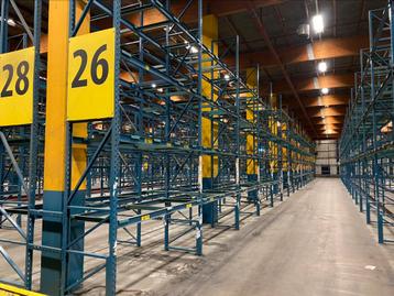 Palletstelling te koop reeds gedemonteerd  beschikbaar voor biedingen