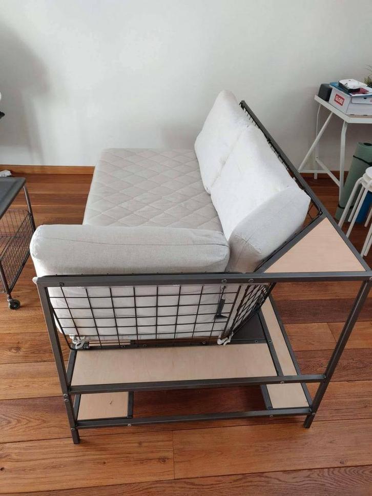Ekebol 3 zit sofa van Ikea, industriële stijl, Huis en Inrichting, Zetels | Zetels, Gebruikt, Driepersoons, 150 tot 200 cm, 75 tot 100 cm