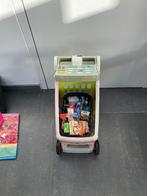 Winkelkar Smoby met boodschappen, Kinderen en Baby's, Speelgoed | Buiten | Speelhuisjes, Ophalen, Gebruikt, Plastic