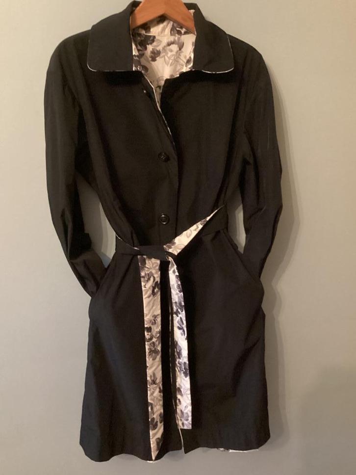 Trench, Kleding | Dames, Jasjes, Kostuums en Pakken, Nieuw, Maat 38/40 (M), Zwart, Verzenden