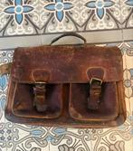 Ruitertas model 2158, Bruin, Aktetas of Boekentas, Ophalen of Verzenden, Leer