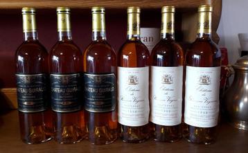 Set van 6 flessen Sauternes Premier Grand Cru Classé beschikbaar voor biedingen