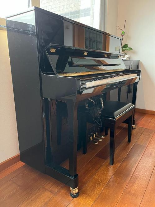 Piano droit acoustique silencieux Kawai K300 ATX4 PE, Musique & Instruments, Pianos, Comme neuf, Piano, Noir, Digital, Brillant