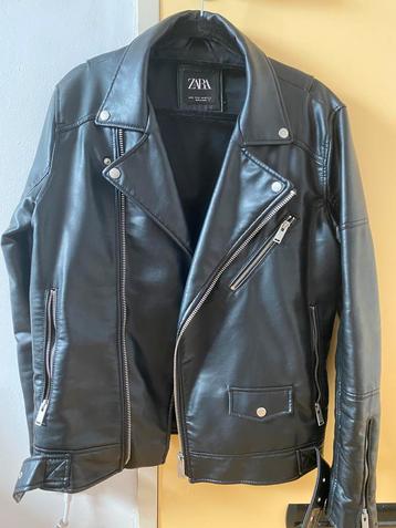 Zara Leather Jacket – Used, Excellent Condition – Size M beschikbaar voor biedingen